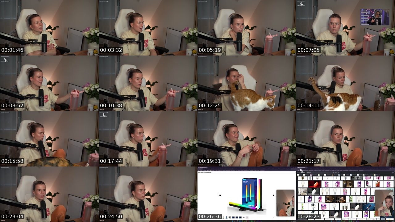 Contact-sheet preview of escalari's Twitch recording