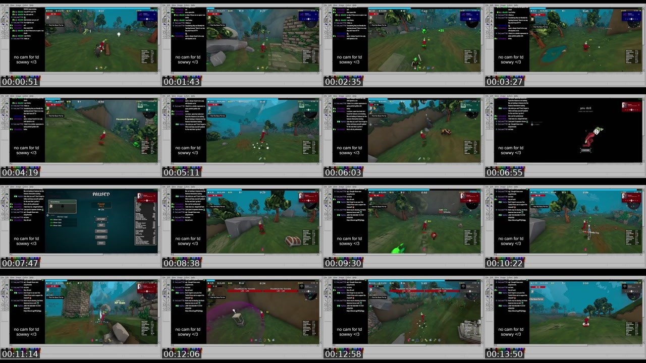 Contact-sheet preview of Luvsikk's Twitch recording