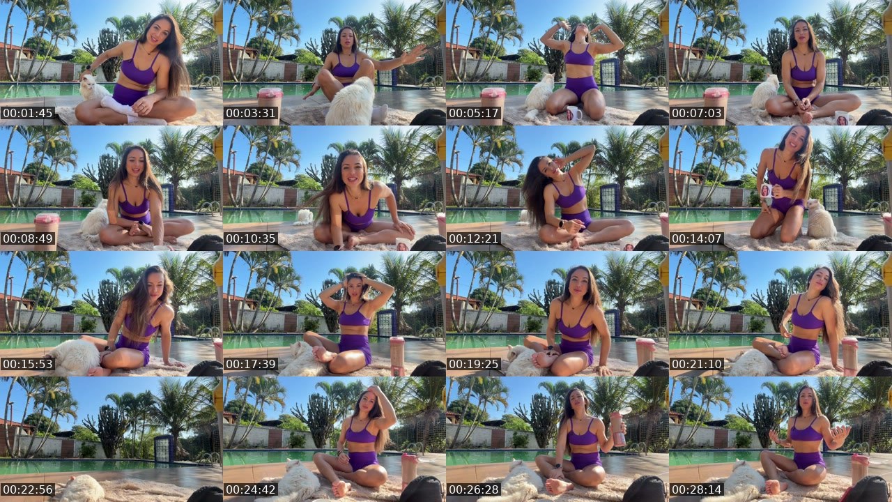 Contact-sheet preview of Evah_hhhh's Twitch recording