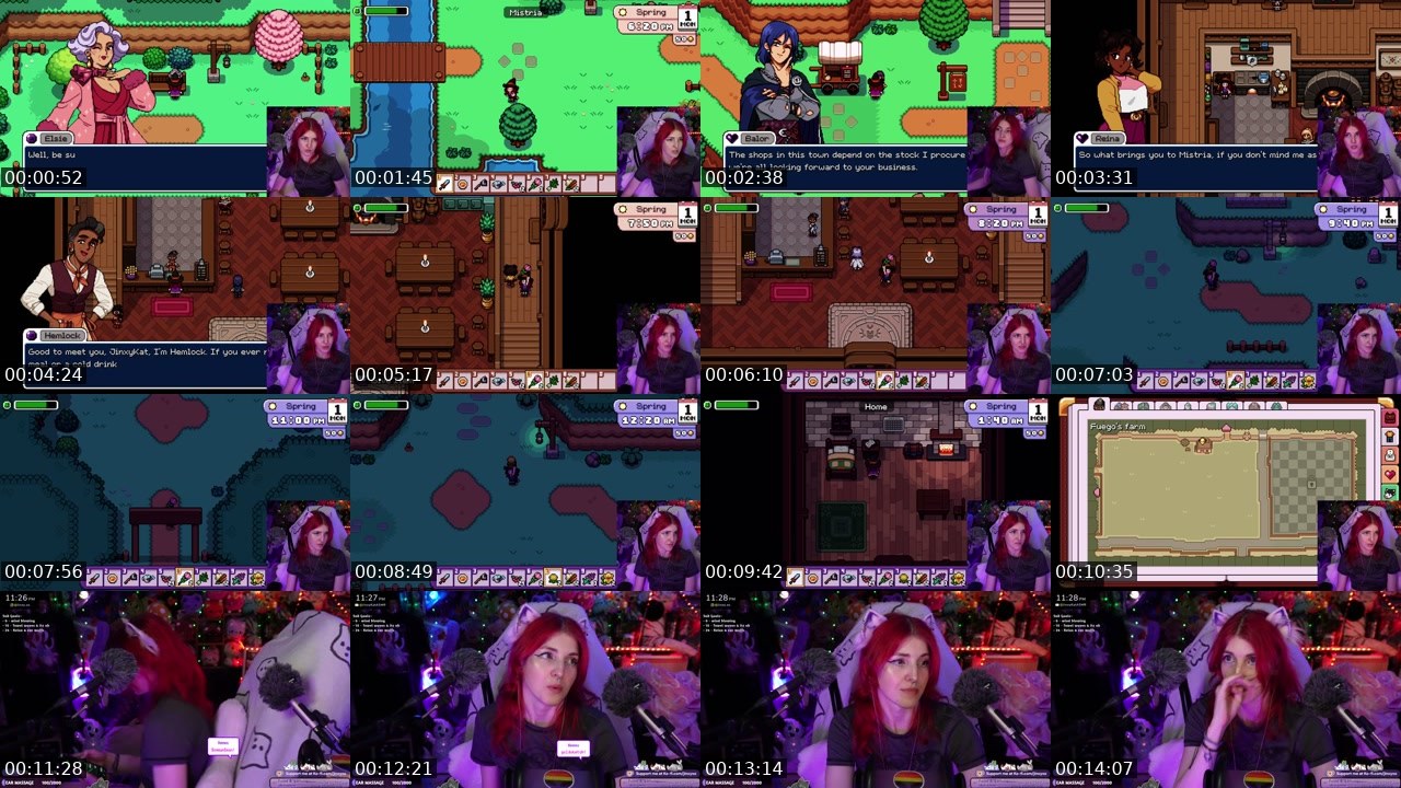 Contact-sheet preview of Jinxy's Twitch recording