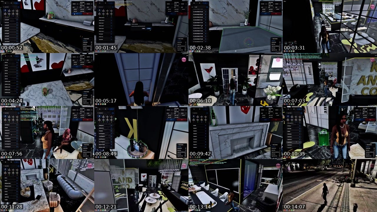 Contact-sheet preview of AdoreEbby's Twitch recording