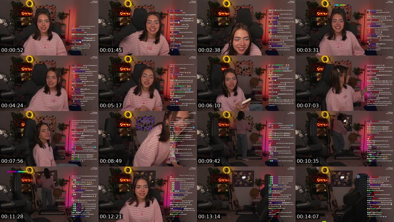 Contact-sheet preview of schiddii's Twitch recording