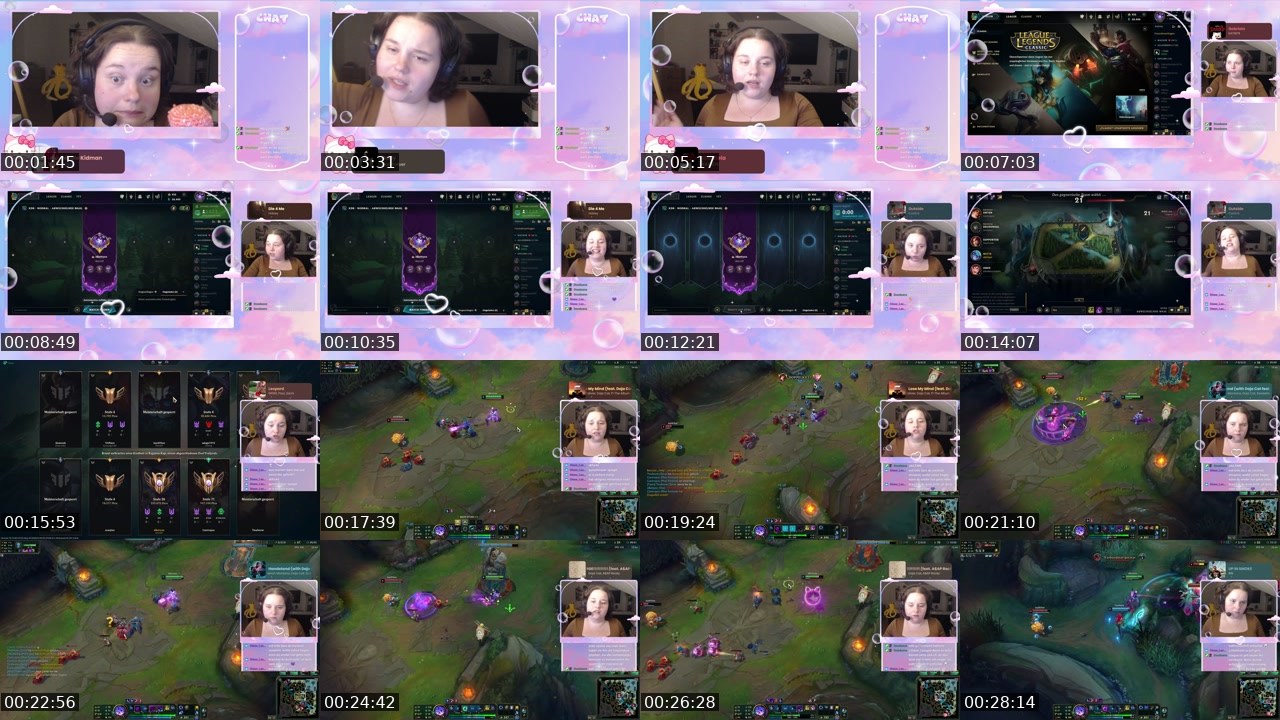 Contact-sheet preview of xbettyx_'s Twitch recording