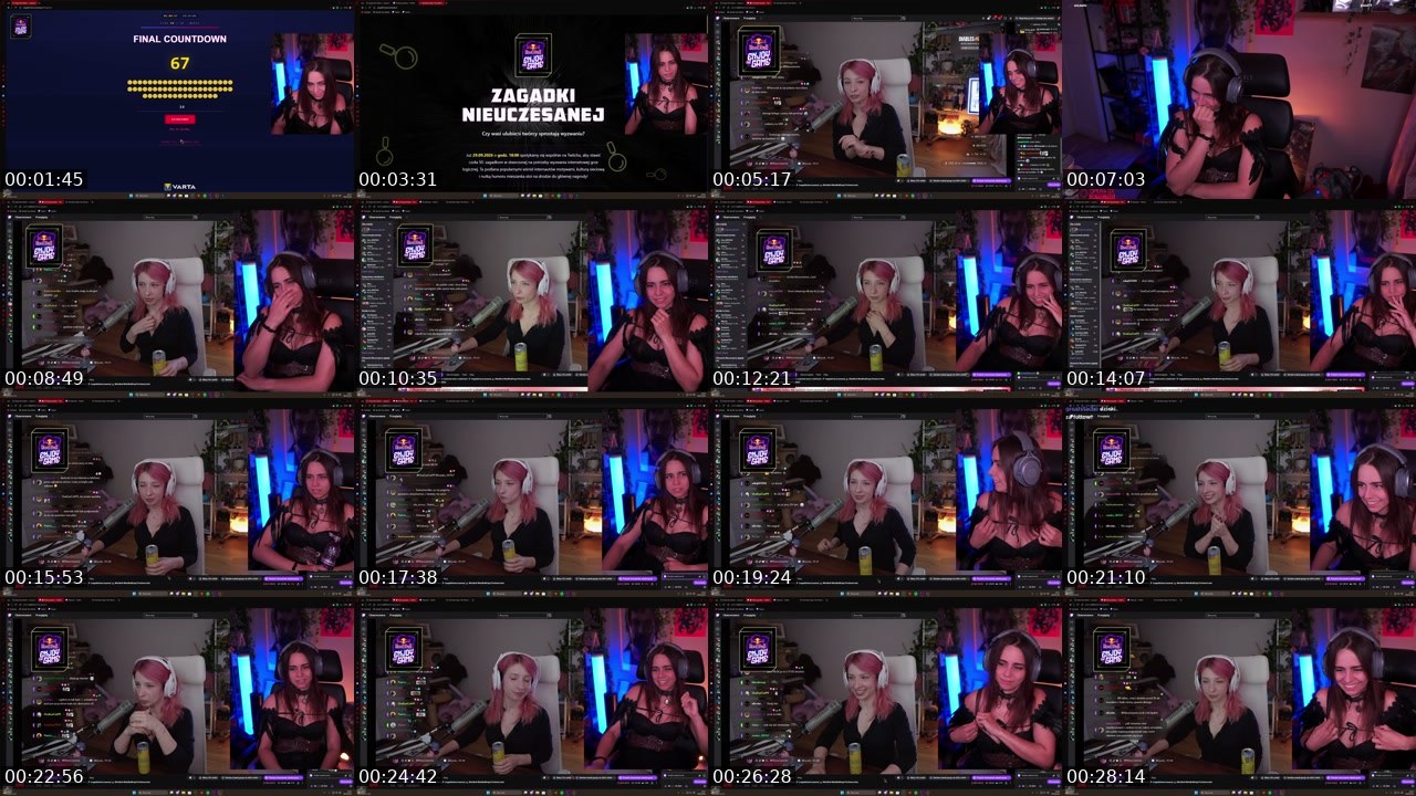 Contact-sheet preview of Axia's Twitch recording