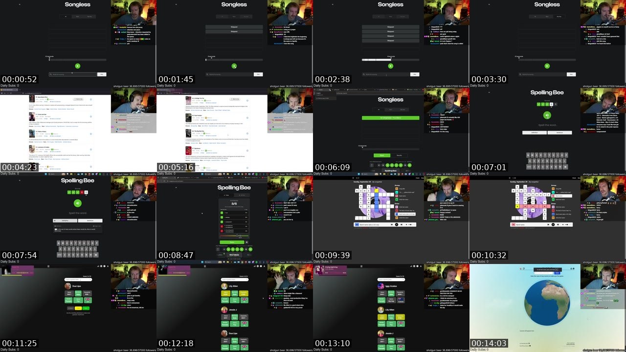 Contact-sheet preview of cochard's Twitch recording