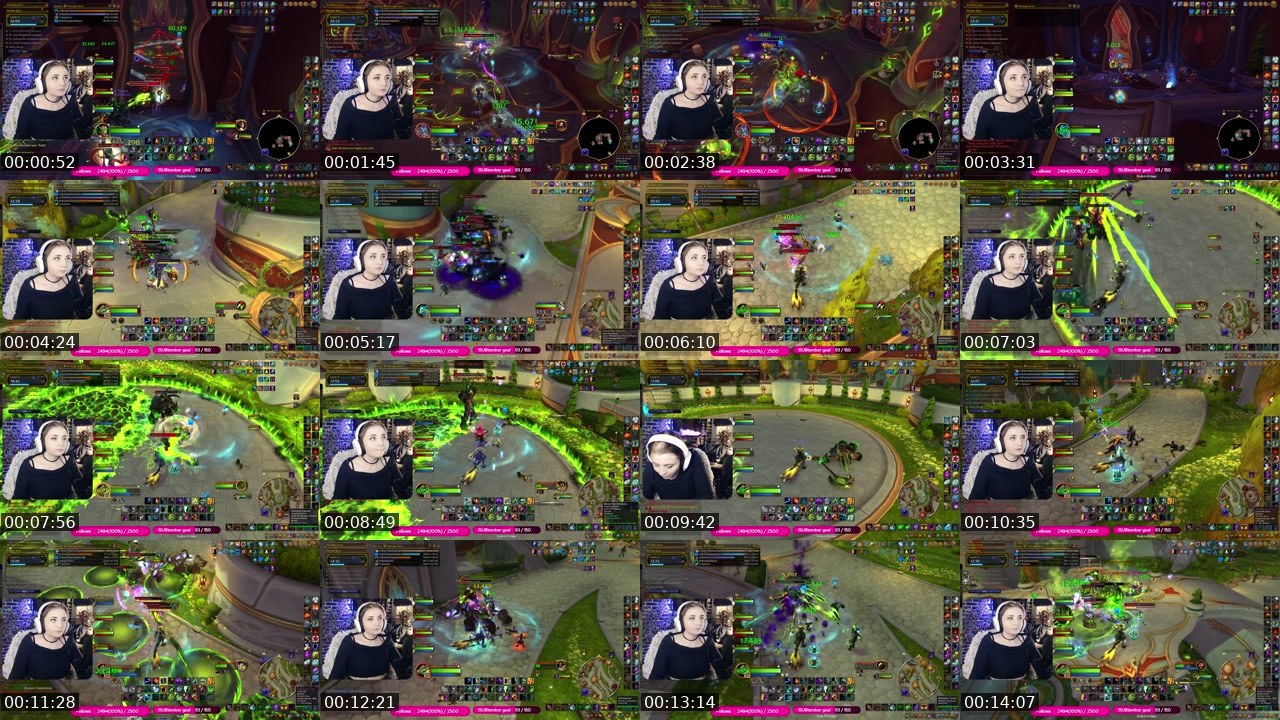 Contact-sheet preview of asilisix's Twitch recording