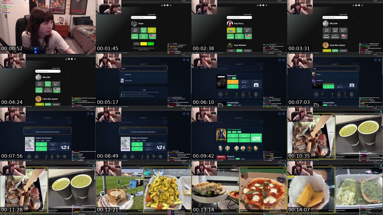 Contact-sheet preview of absteh's Twitch recording