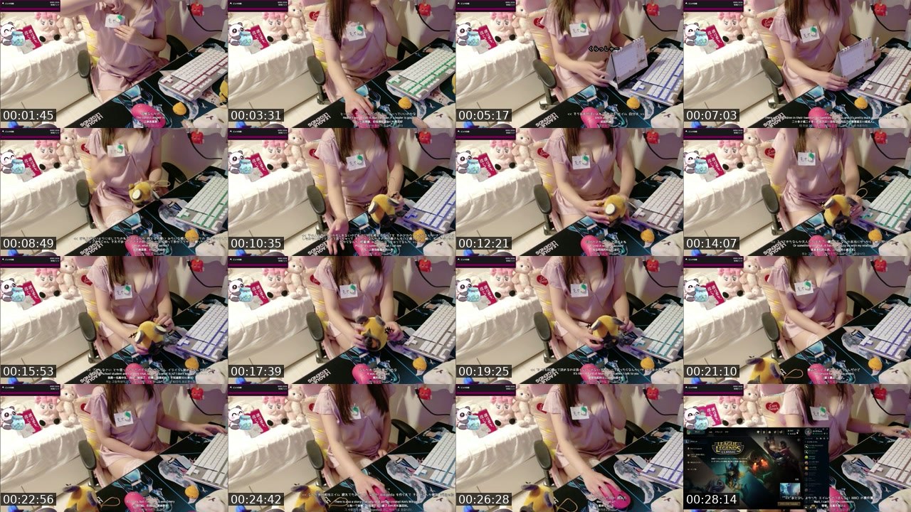 Contact-sheet preview of えいむちゃん's Twitch recording