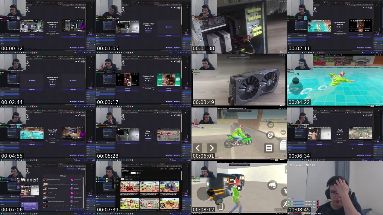 Contact-sheet preview of ItzMellonCS's Twitch recording