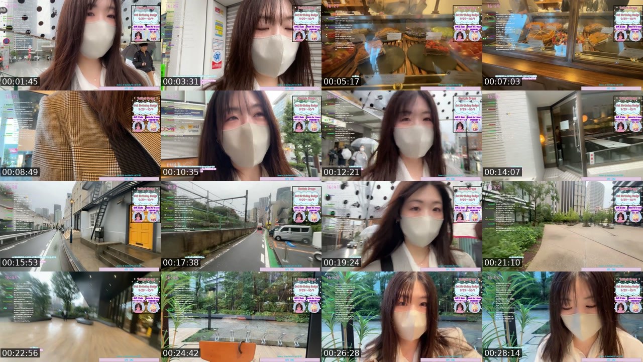 Contact-sheet preview of f_umi__'s Twitch recording