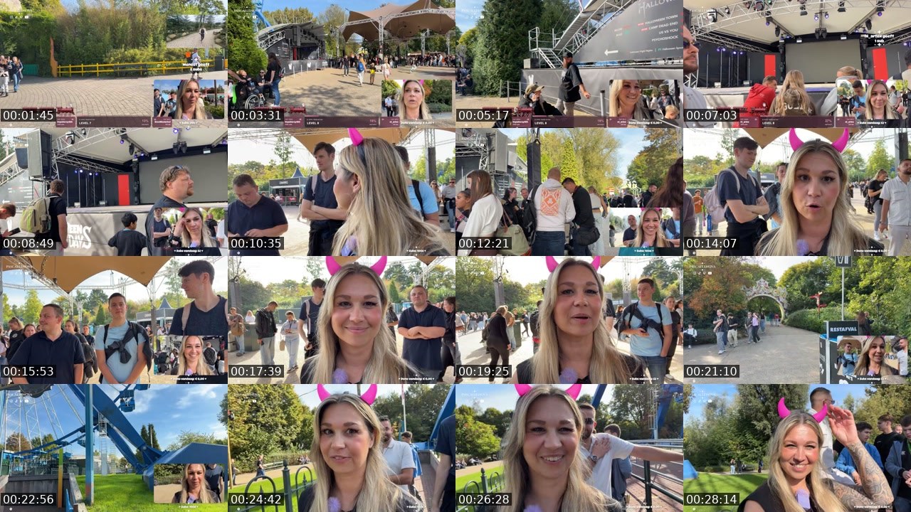 Contact-sheet preview of PascalleNova's Twitch recording