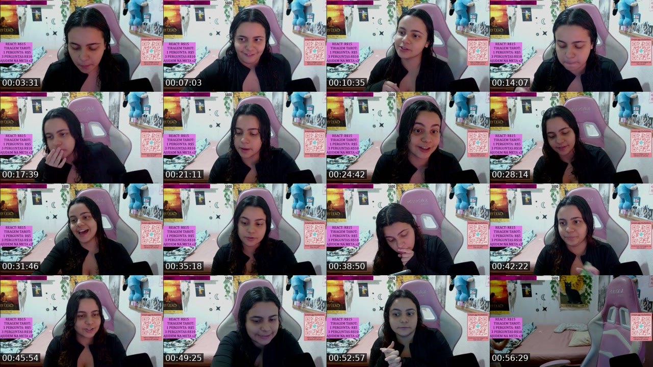 Contact-sheet preview of dudadiasx's Twitch recording