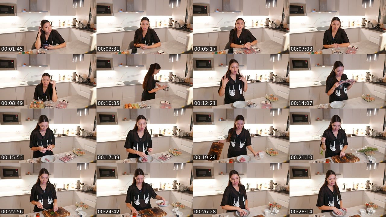 Contact-sheet preview of Bisscute's Twitch recording