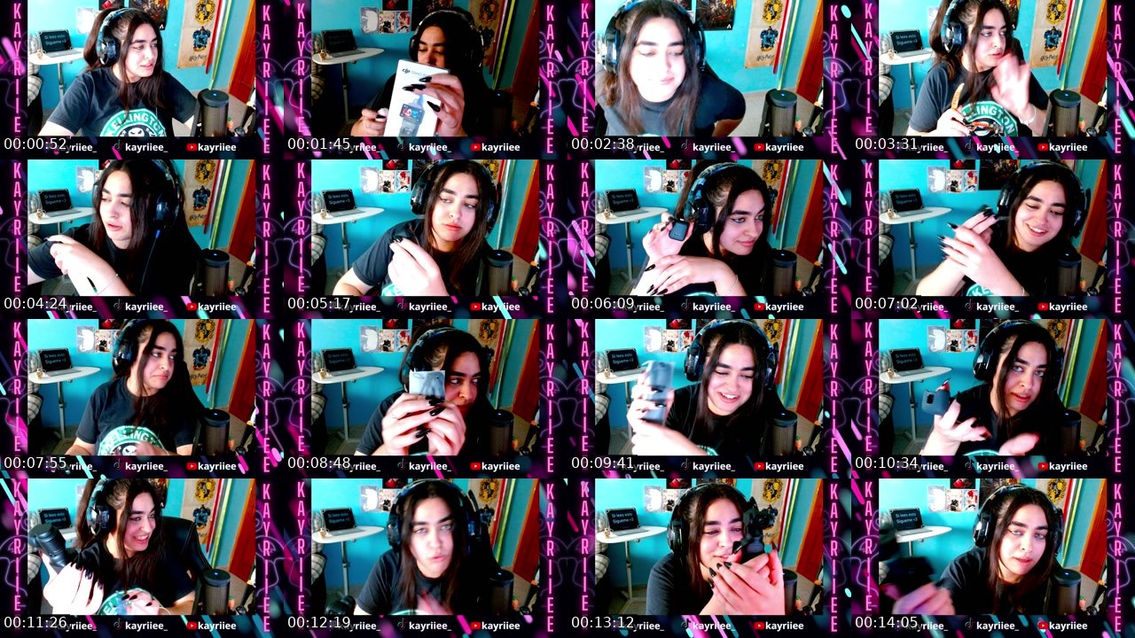 Contact-sheet preview of kayriiee_'s Twitch recording
