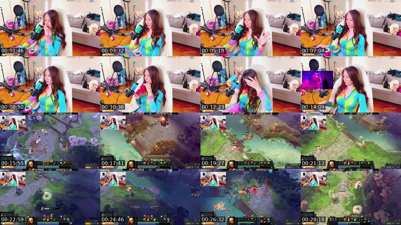 Contact-sheet preview of MarysTV's Twitch recording