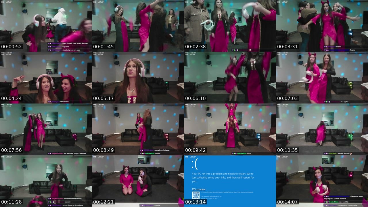 Contact-sheet preview of myrhel's Twitch recording