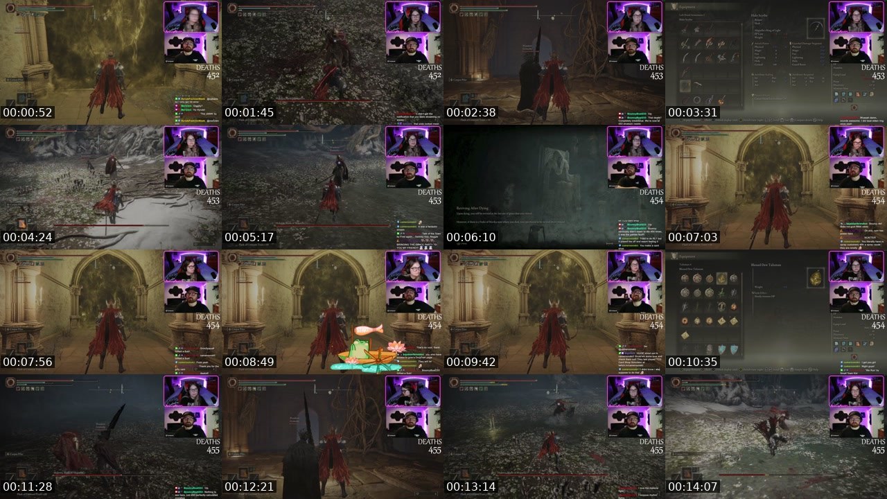 Contact-sheet preview of BouncyBoat233's Twitch recording