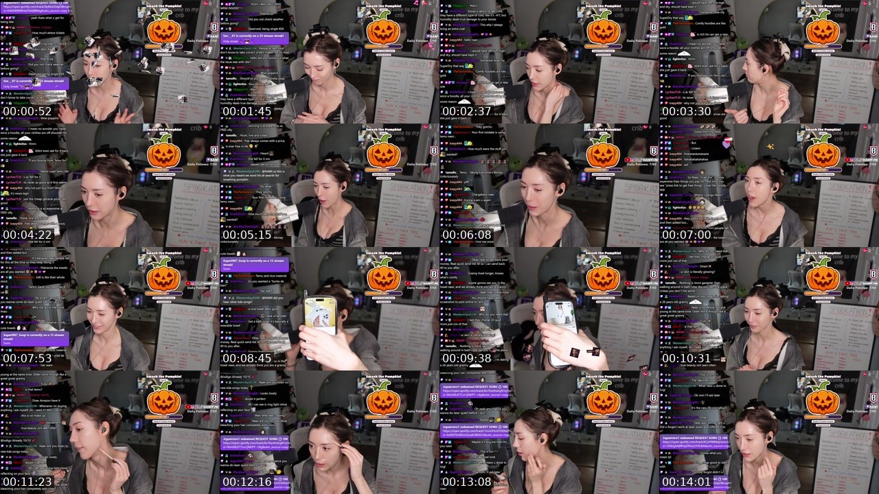 Contact-sheet preview of NAWI's Twitch recording