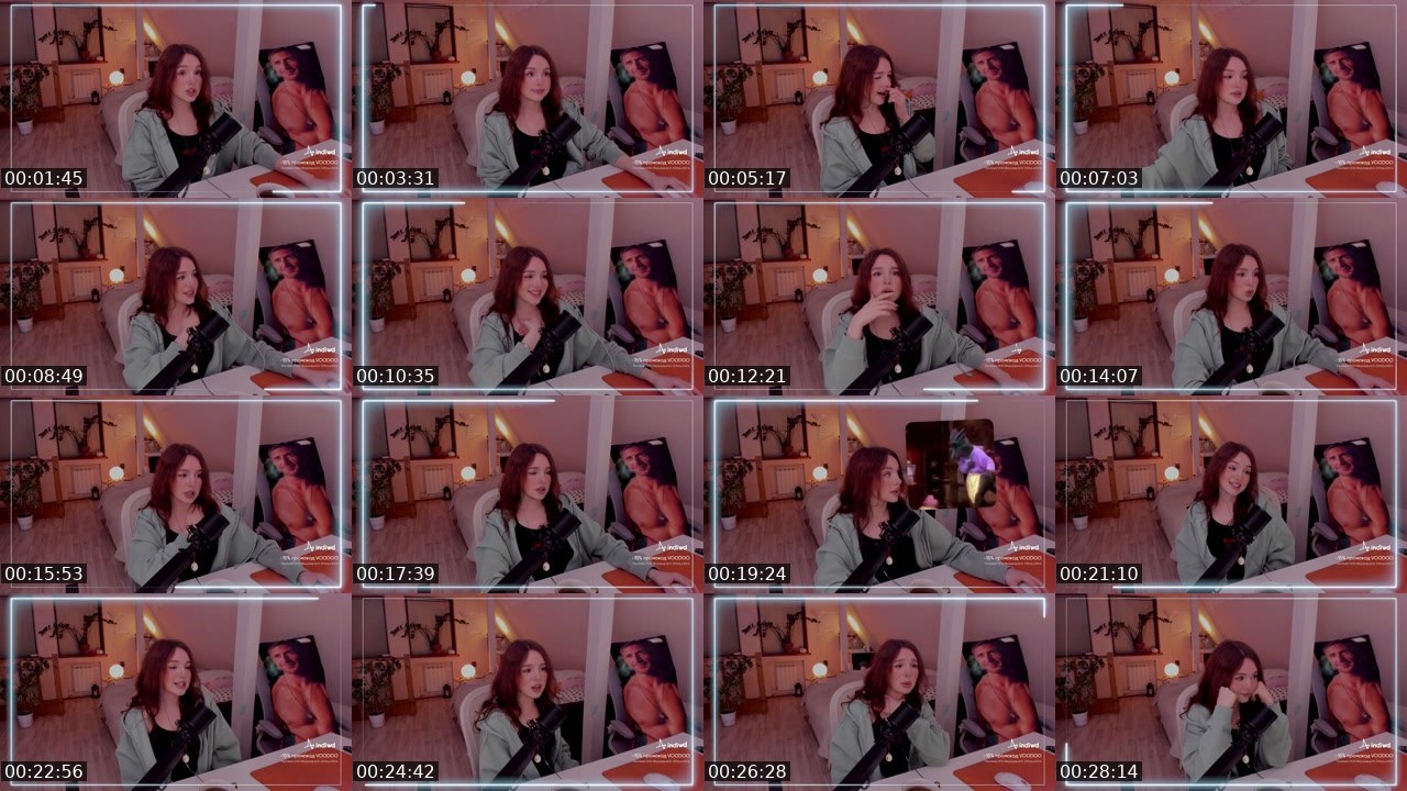 Contact-sheet preview of OlyaVoodoo's Twitch recording