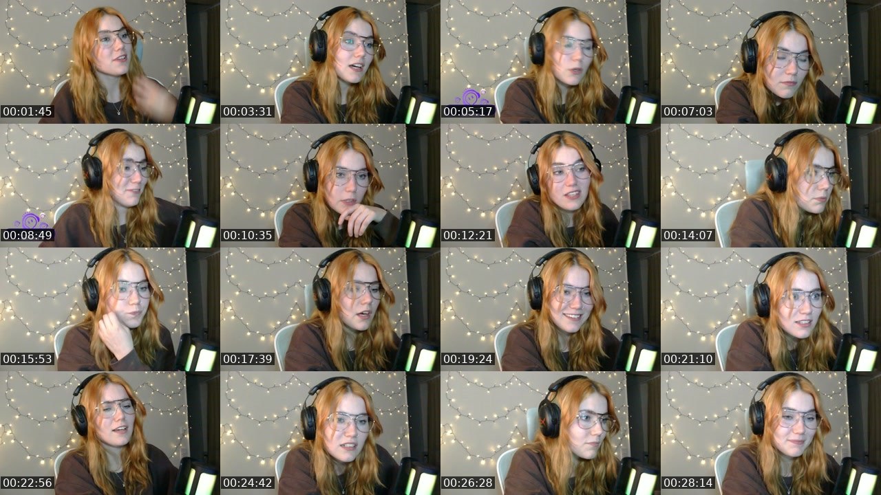 Contact-sheet preview of atypicaLia's Twitch recording