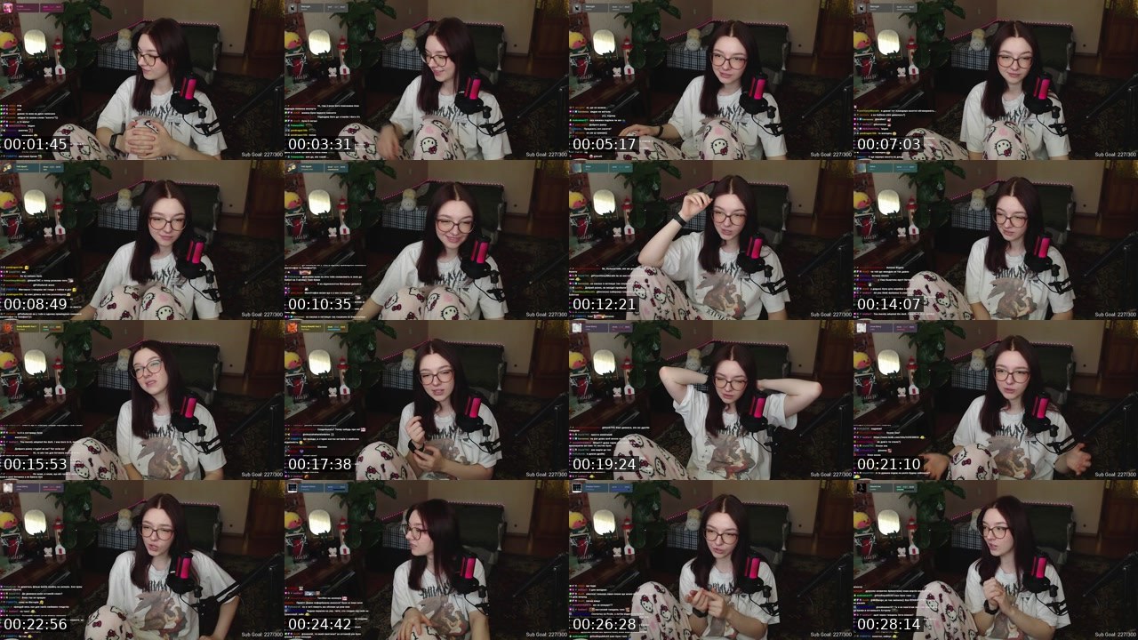 Contact-sheet preview of NERZHAVIYKA's Twitch recording