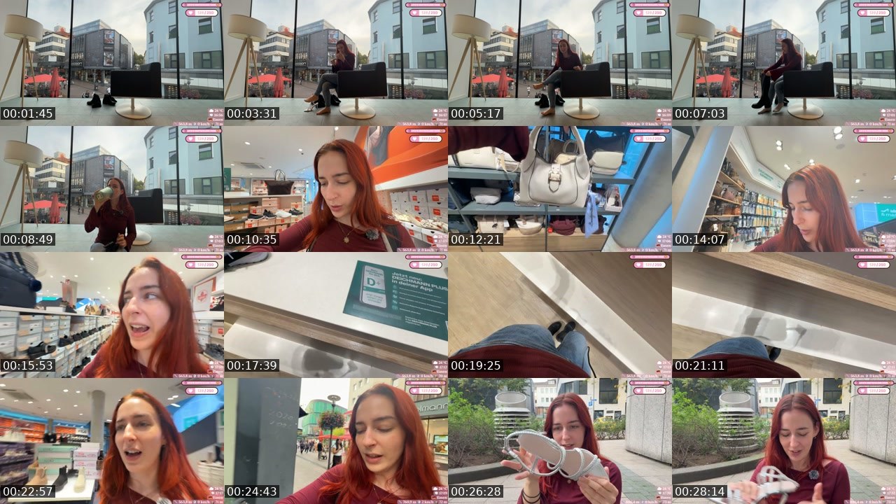 Contact-sheet preview of zarah's Twitch recording