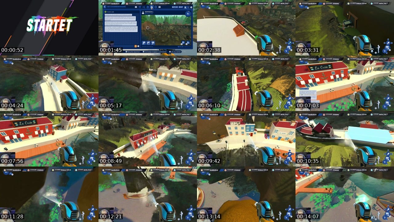 Contact-sheet preview of drumamore's Twitch recording