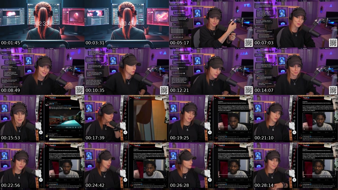 Contact-sheet preview of Dodie___'s Twitch recording