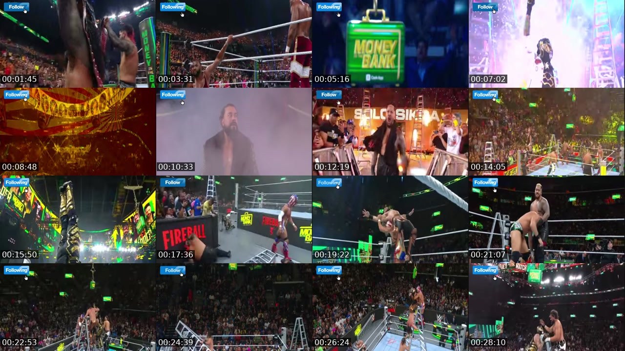 Contact-sheet preview of jcclips505's Twitch recording