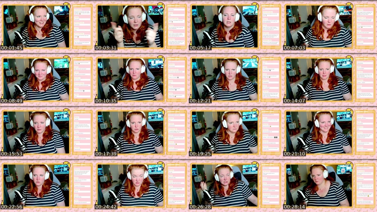 Contact-sheet preview of Sakinax's Twitch recording