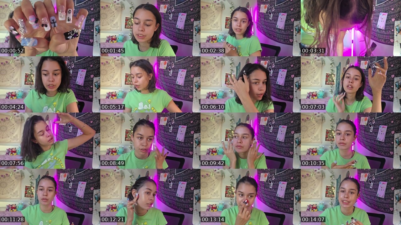 Contact-sheet preview of ZoesNotCrazy's Twitch recording