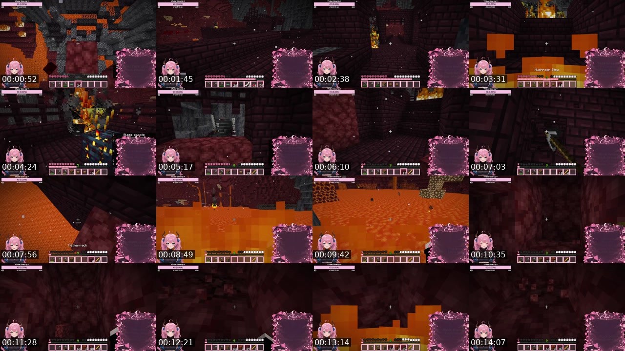 Contact-sheet preview of AmelieAlpha's Twitch recording