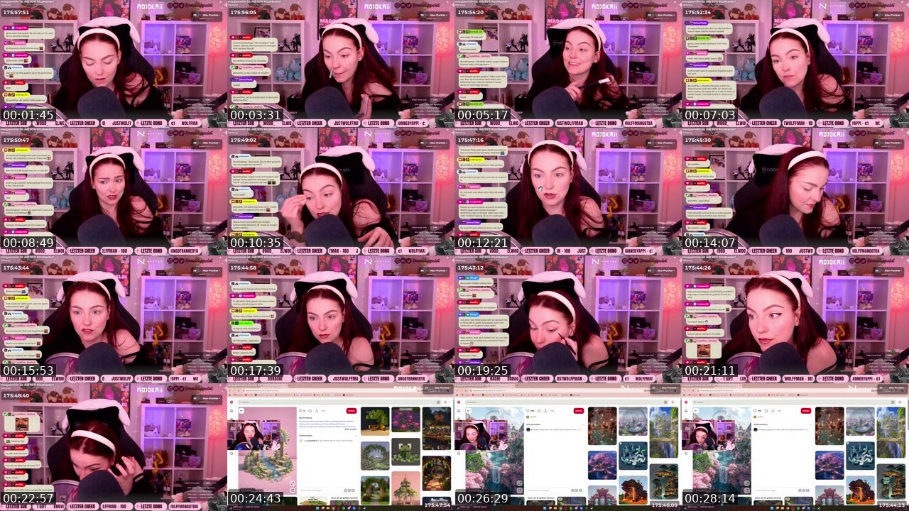 Contact-sheet preview of madoppeldi's Twitch recording
