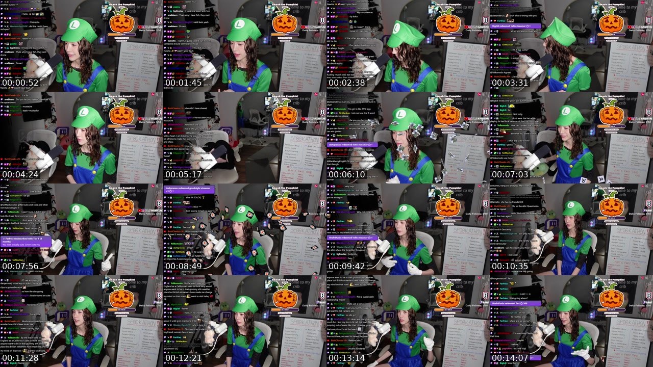 Contact-sheet preview of NAWI's Twitch recording