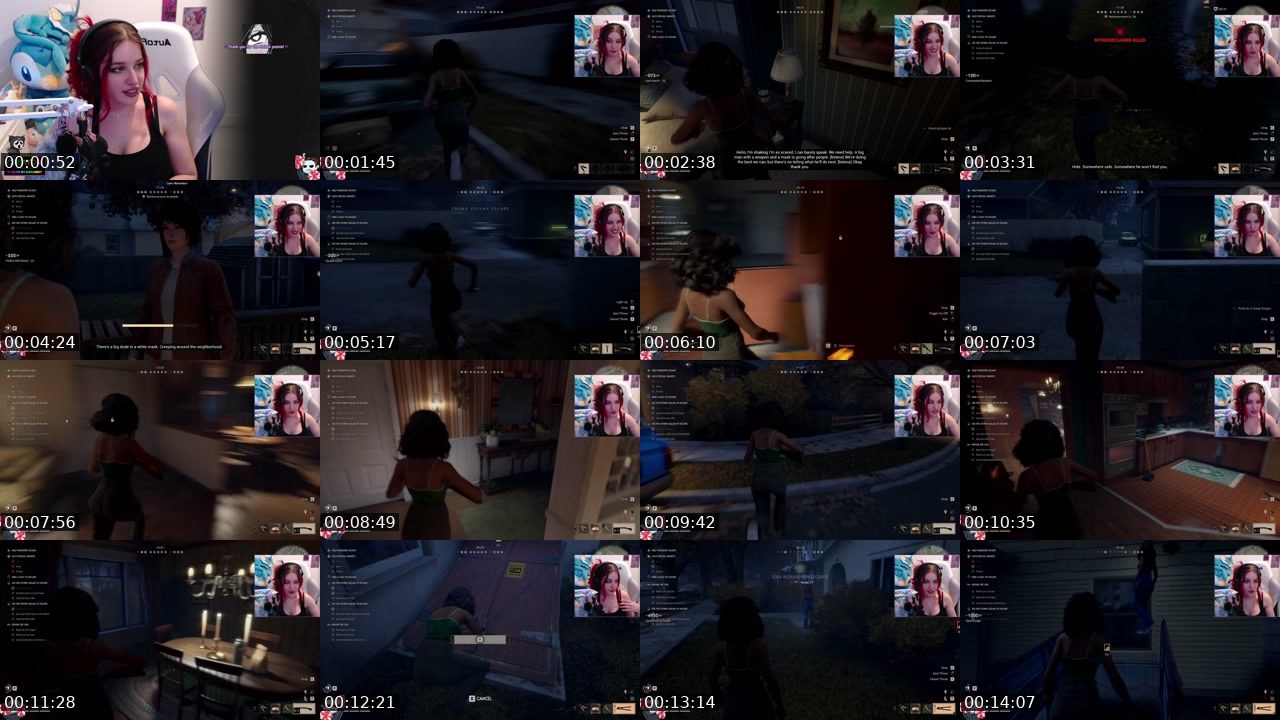Contact-sheet preview of Aliychu's Twitch recording