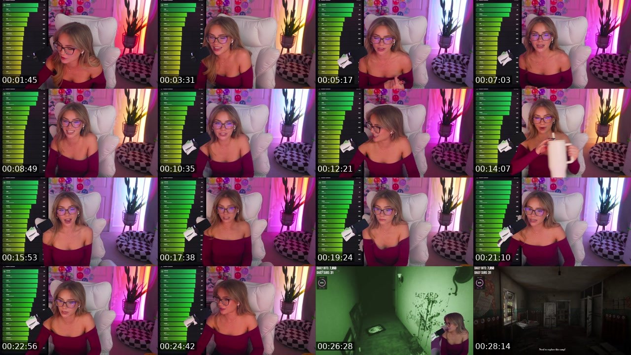 Contact-sheet preview of lunatic's Twitch recording