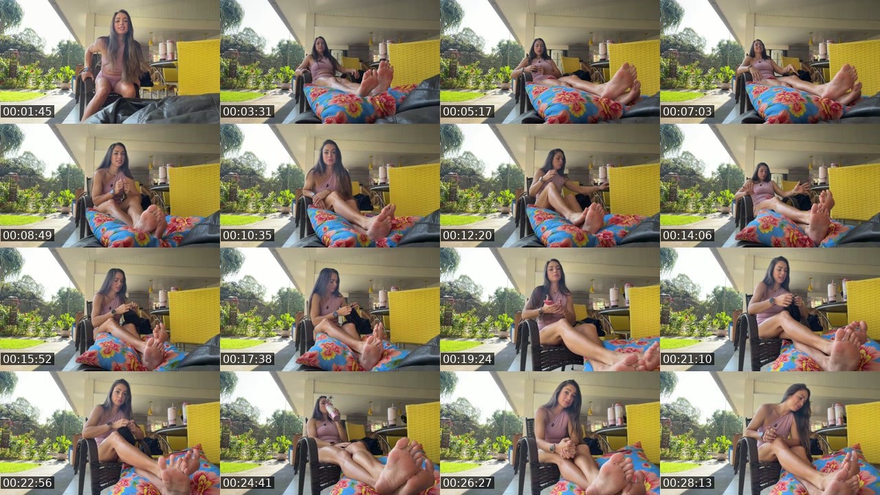 Contact-sheet preview of Evah_hhhh's Twitch recording