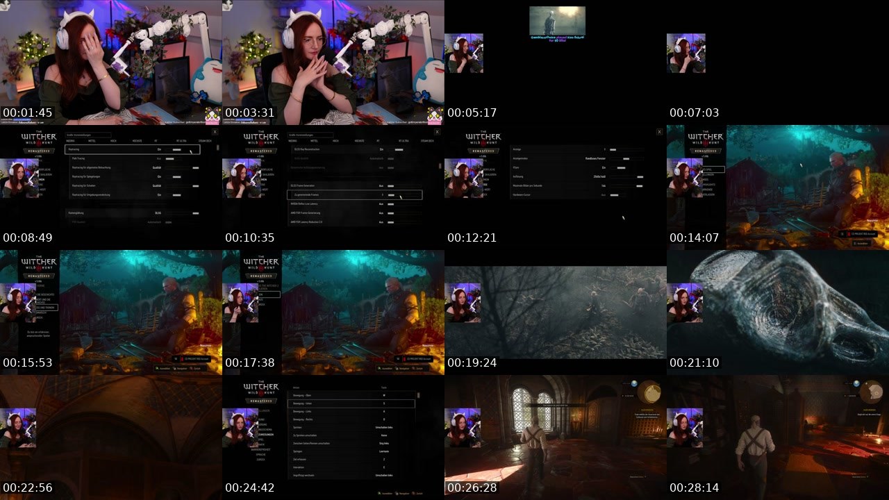Contact-sheet preview of Nayumiie's Twitch recording