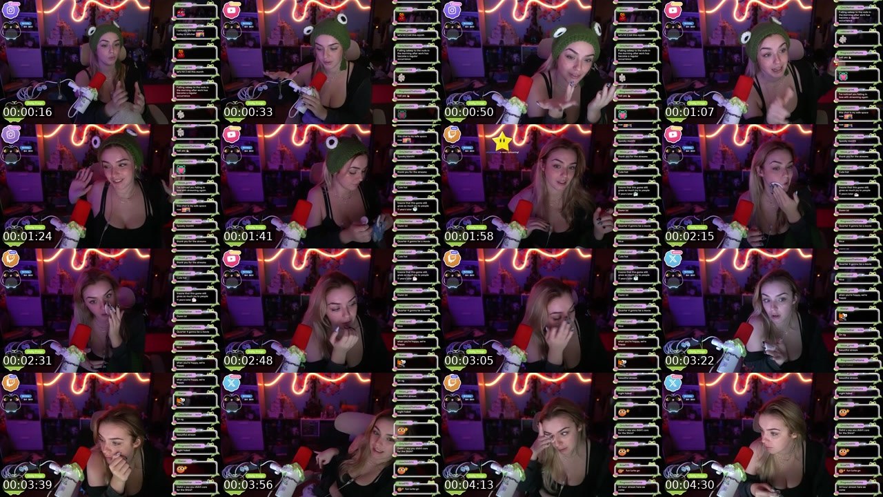 Contact-sheet preview of hales's Twitch recording