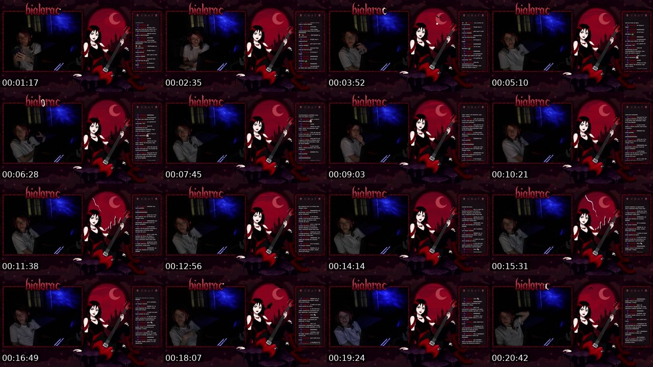 Contact-sheet preview of bialorac's Twitch recording