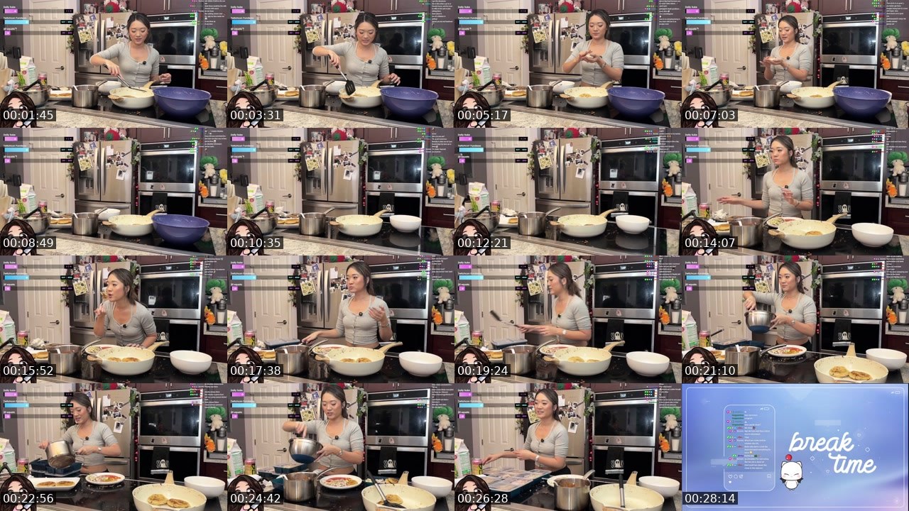 Contact-sheet preview of katie2tru's Twitch recording