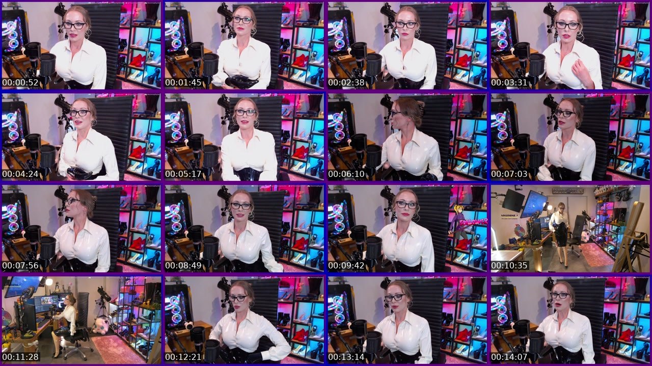 Contact-sheet preview of MsUniqStyles's Twitch recording