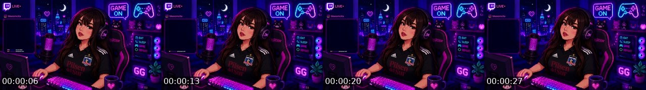 Contact-sheet preview of blooomcita's Twitch recording