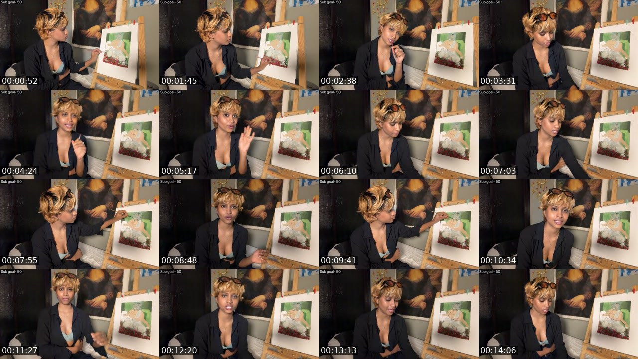 Contact-sheet preview of shaviwoo's Twitch recording