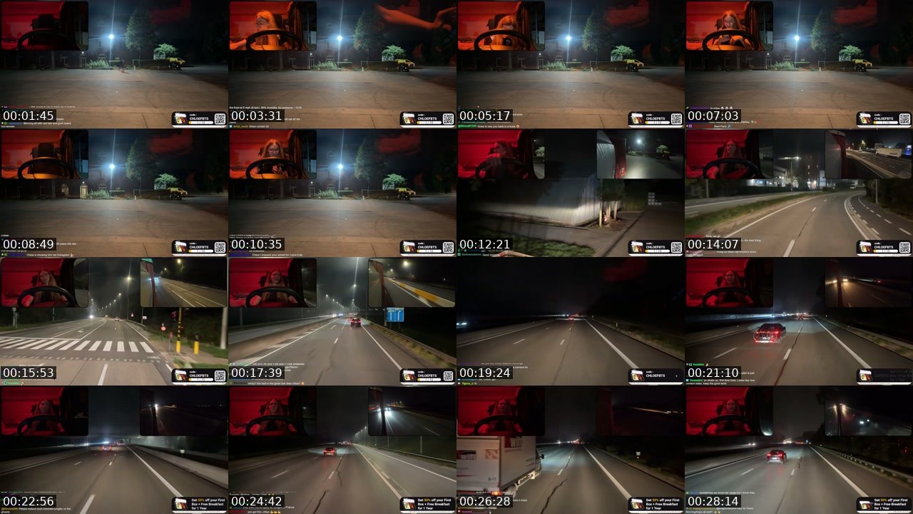 Contact-sheet preview of Chloe__IRL's Twitch recording