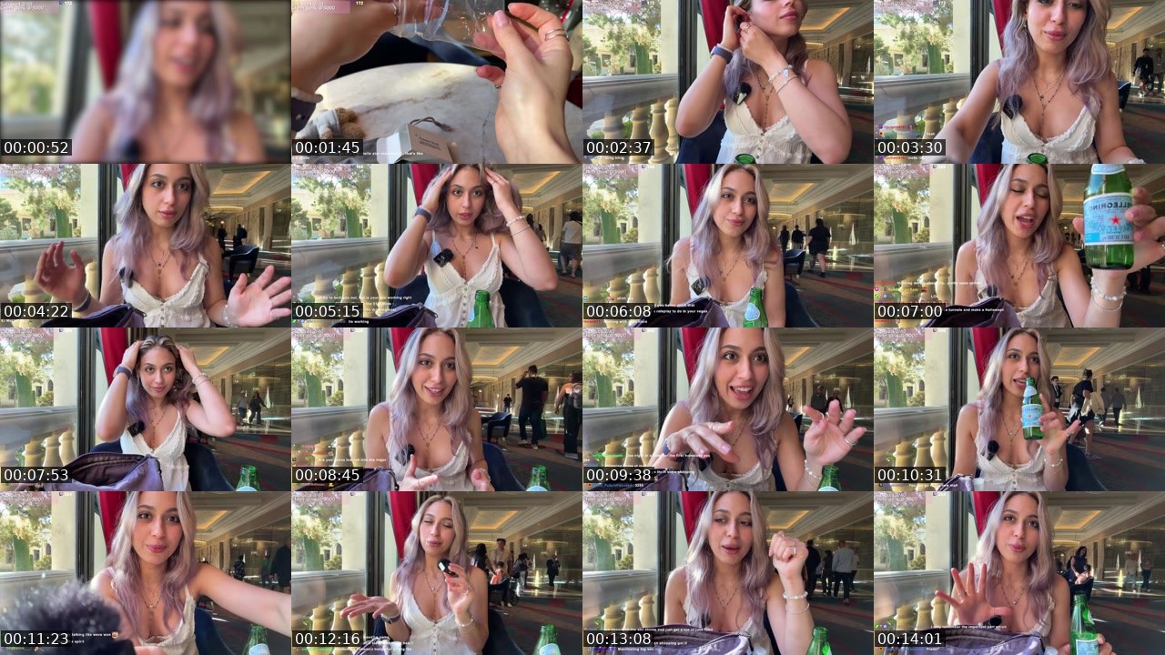 Contact-sheet preview of KiaraIRL's Twitch recording