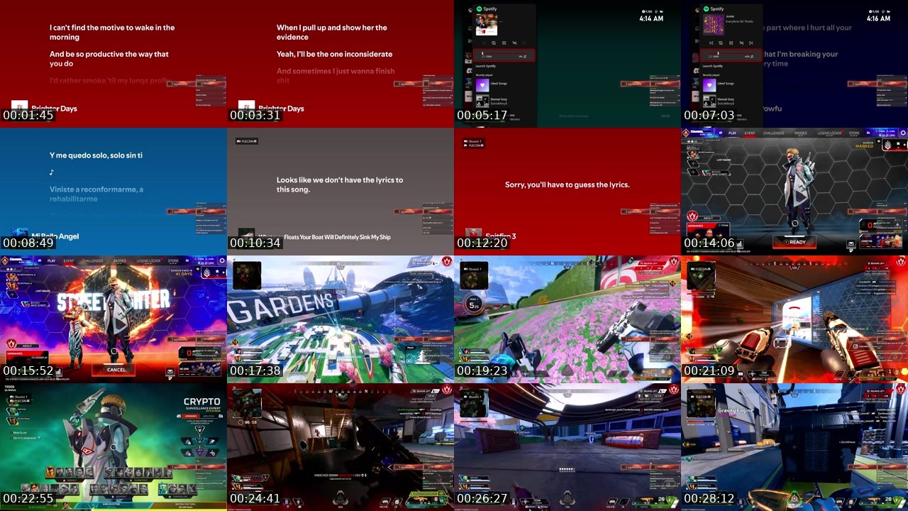 Contact-sheet preview of MommyDesiii's Twitch recording