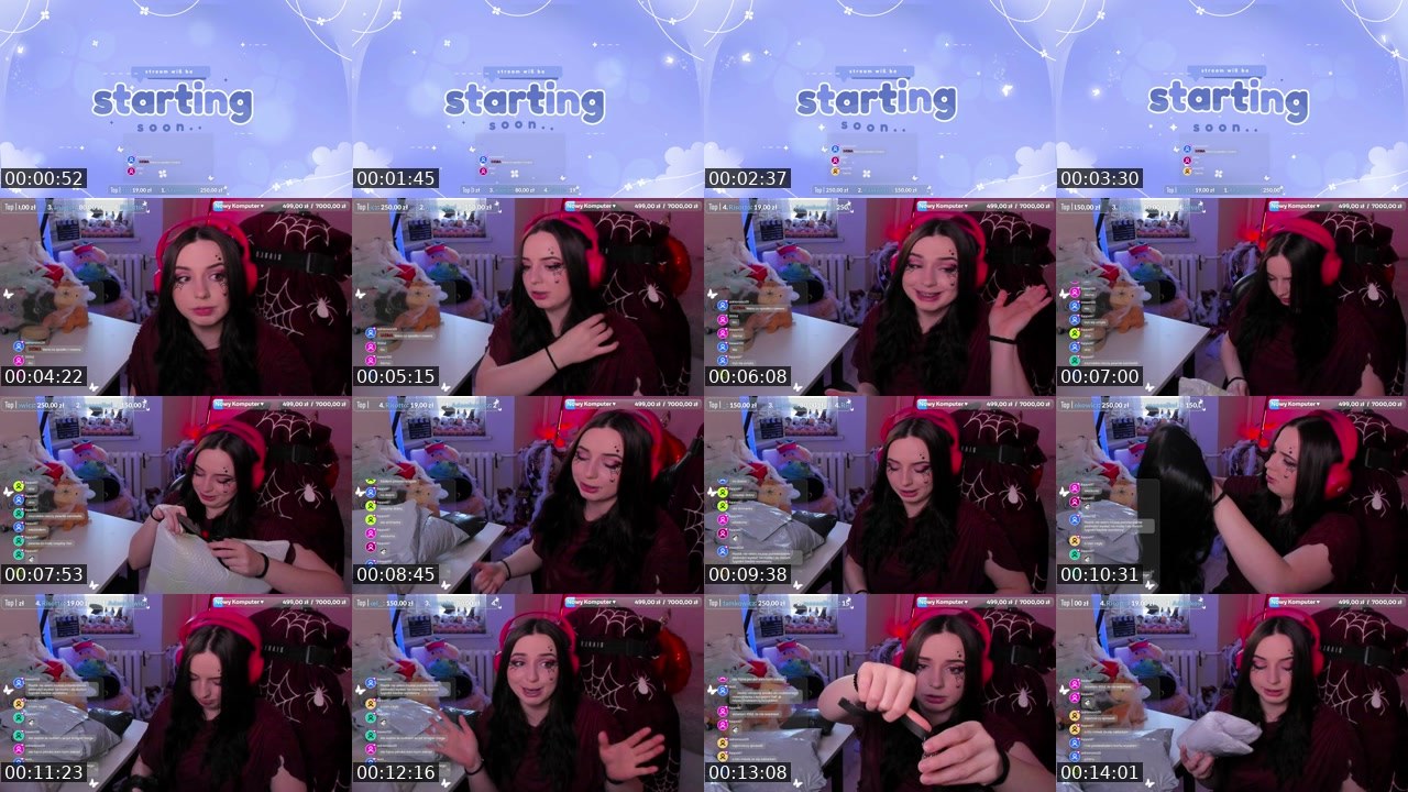 Contact-sheet preview of Notii_'s Twitch recording