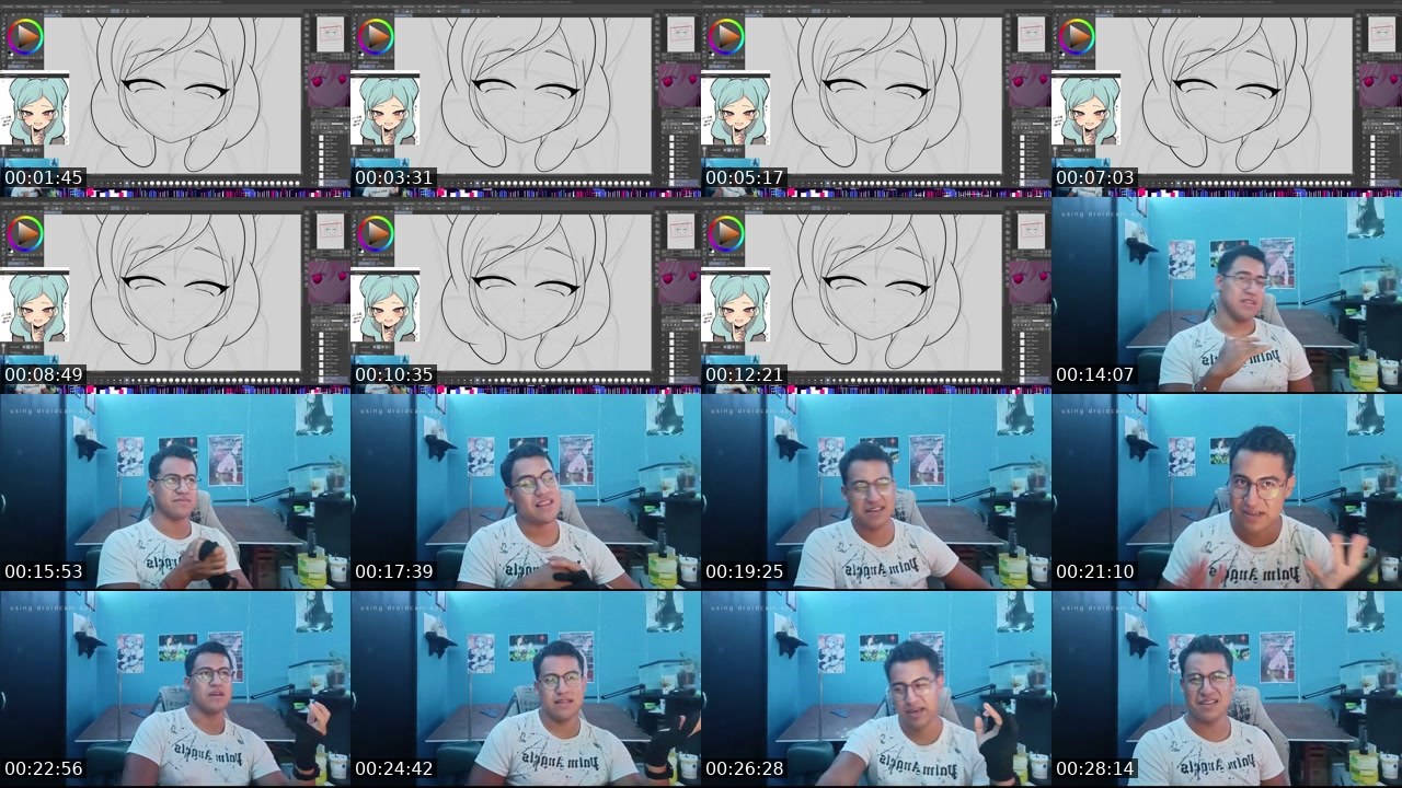 Contact-sheet preview of Reght137's Twitch recording