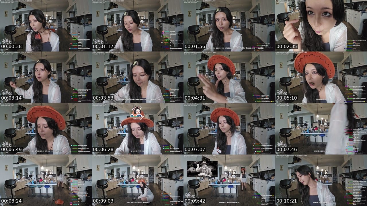 Contact-sheet preview of Nicoco's Twitch recording